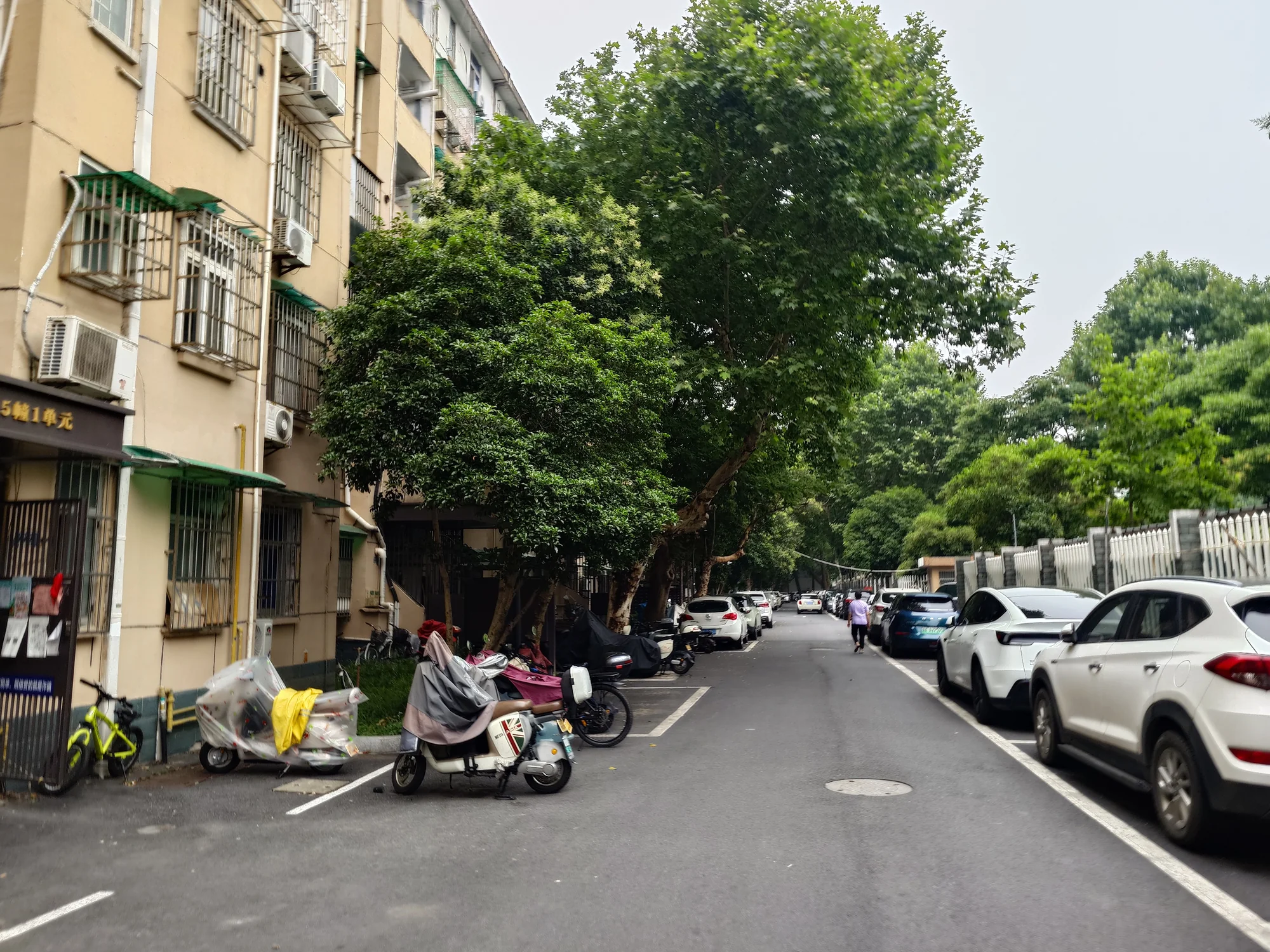 社区步行界面改造前