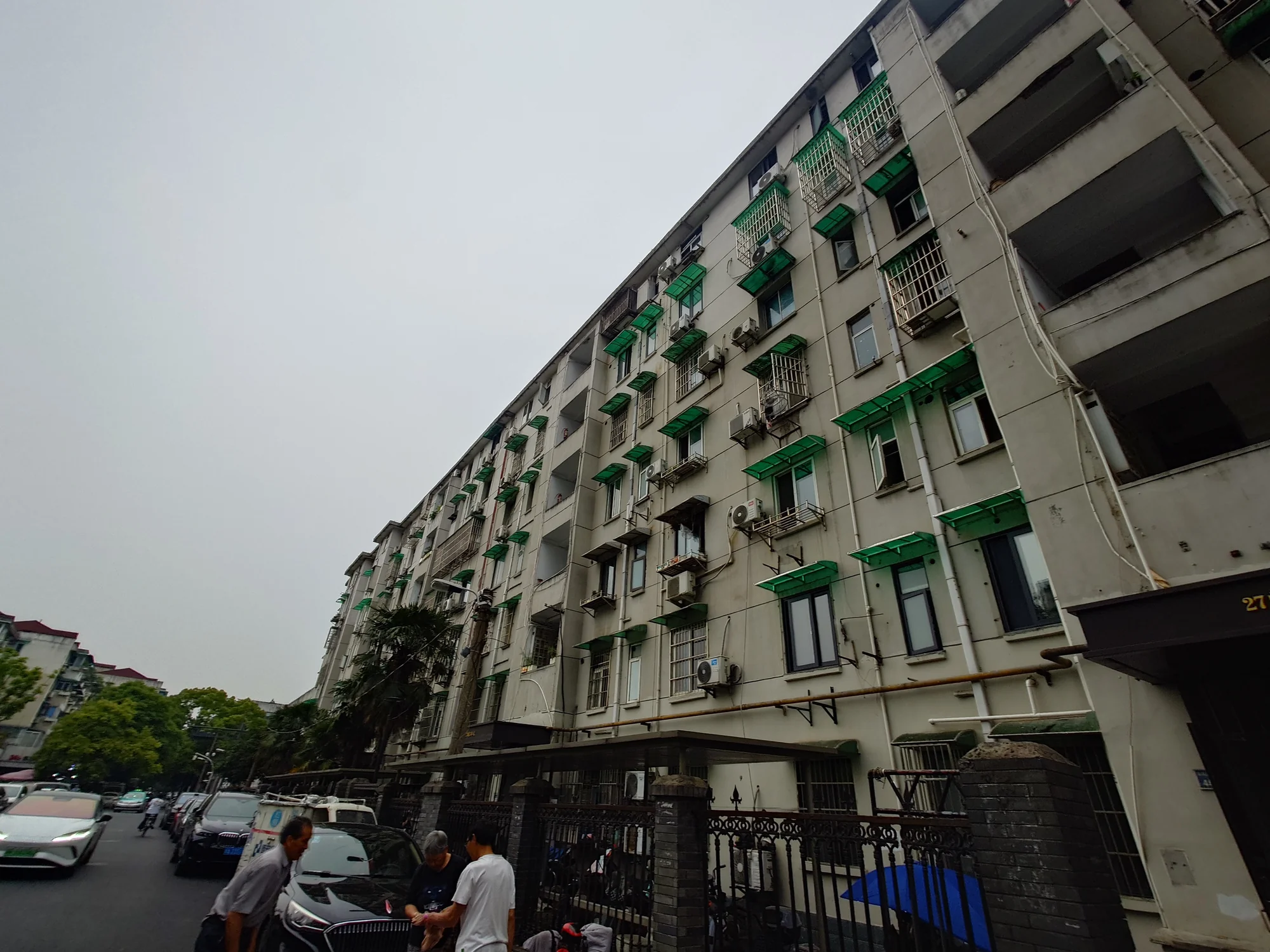 居住街区界面改造前